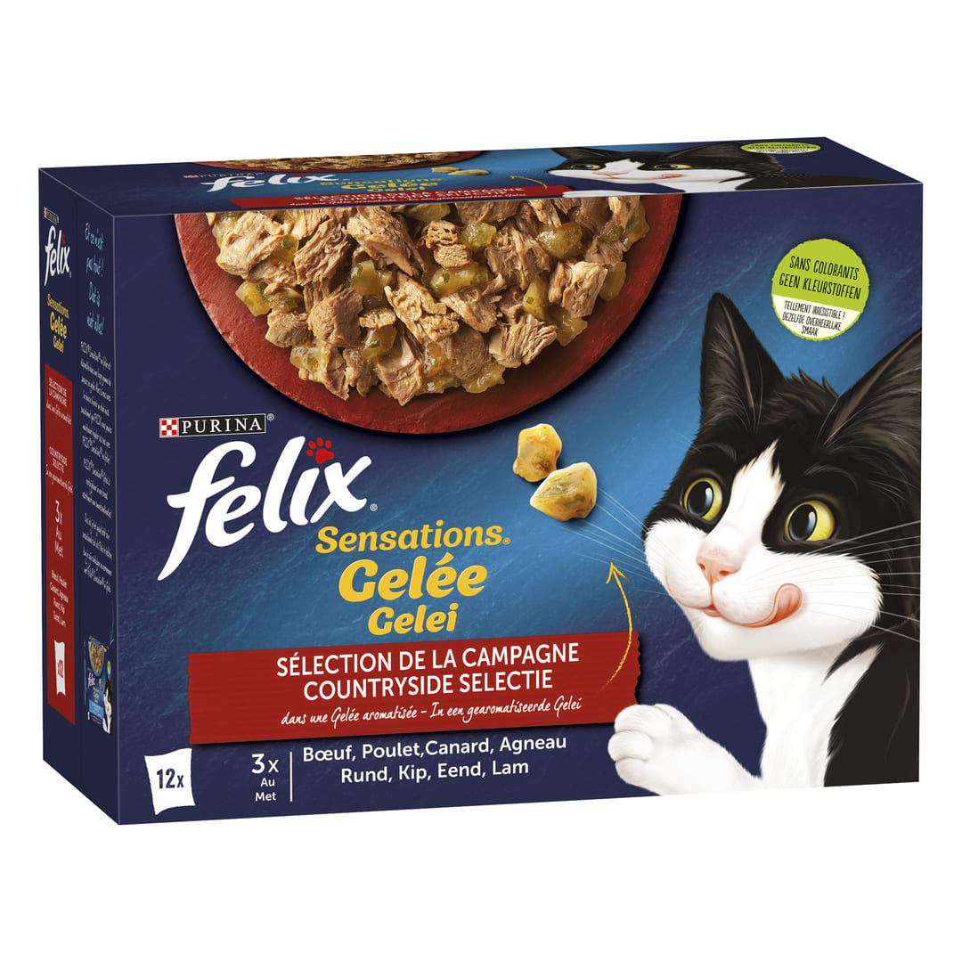 Felix Sensations Gelei Countryside Selectie Purina