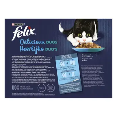 FELIX DELICIEUX DUOS Sélection de Poissons en Gelée