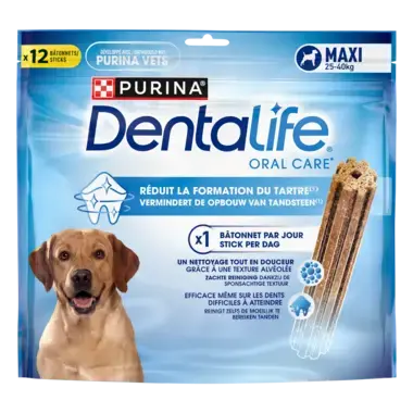 Emballage Dentalife® Bâtonnets à mâcher pour chien de grande taille entre 25 et 40kg