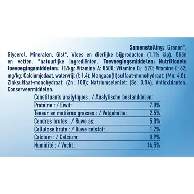 Constituants analytiques Purina® Dentalife® bâtonnets à mâcher pour chien