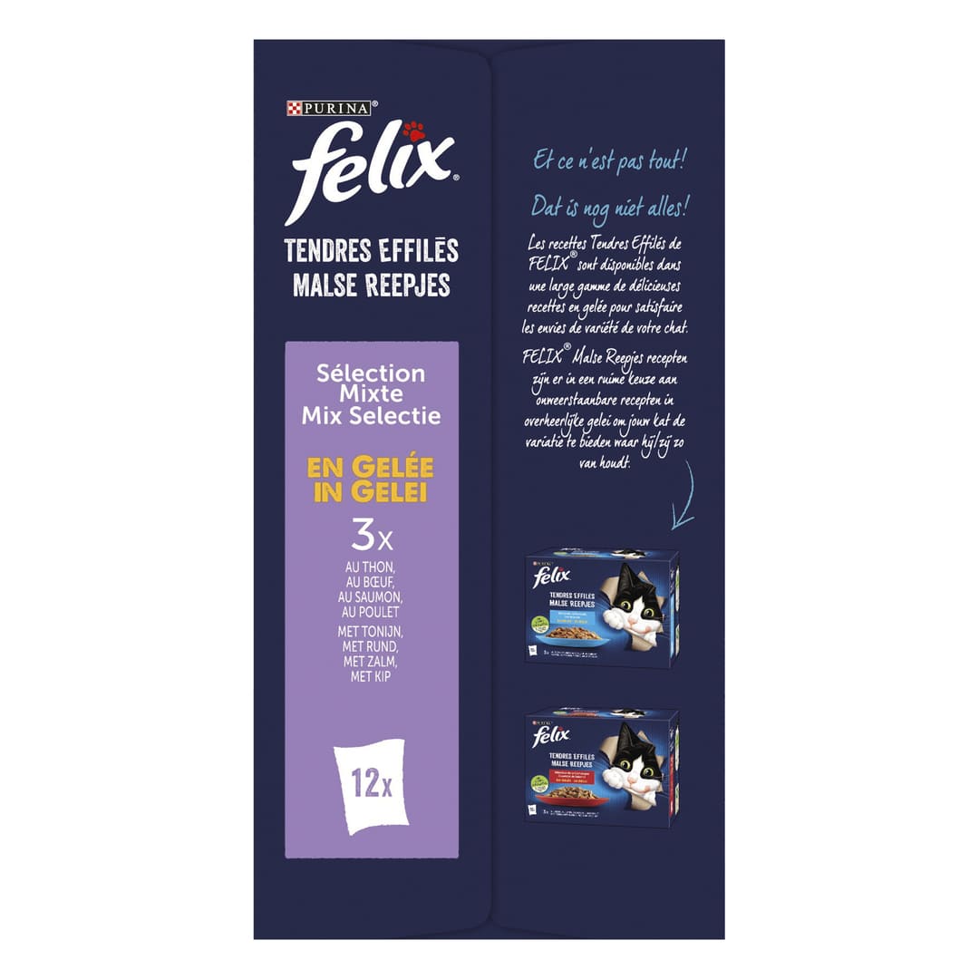 Felix Tendres Effilés Senior 24 x 85 g pour chat