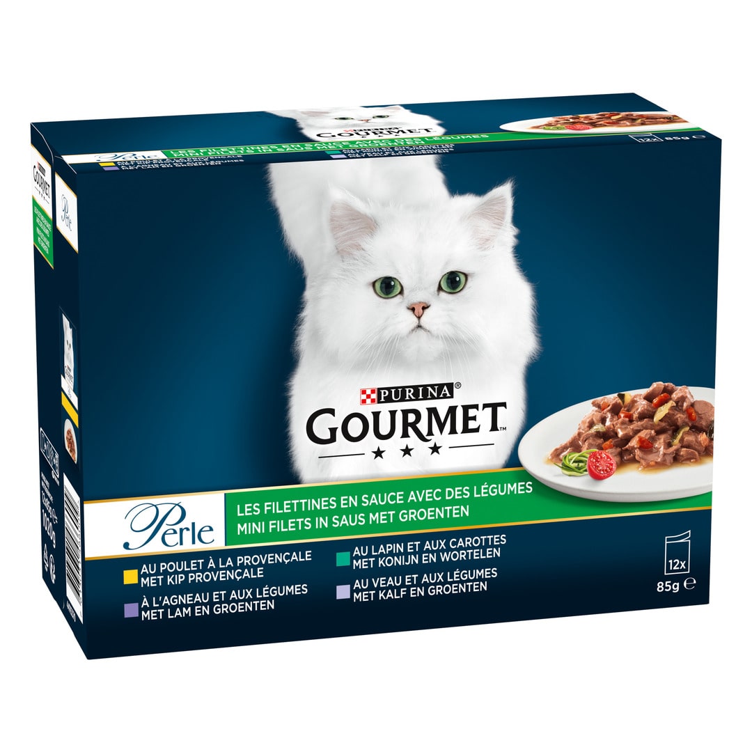 Filettines avec des Légumes Aliment Chat | PURINA GOURMET® PERLE