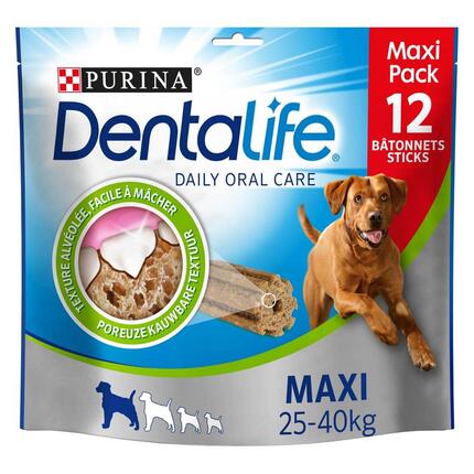 Verpakking Dentalife® kauwsticks voor grote honden tussen 25 en 40 kg