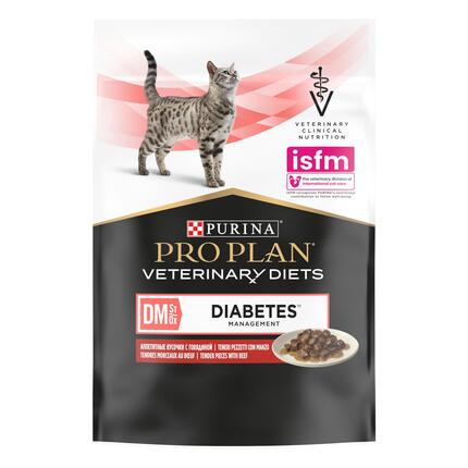 PRO PLAN® VETERINARY DIETS Feline DM St/Ox Diabetes Management - Boeuf en sauce