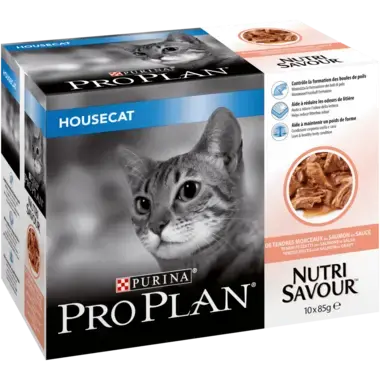 PRO PLAN® Housecat NUTRISAVOUR™ en Sauce - Au Saumon