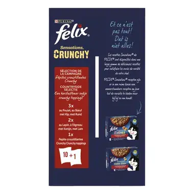 Ontdek het heerlijke recept FELIX® SENSATIONS Crunchy