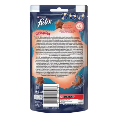 Felix® Snacks Geen toegevoegde kunstmatige kleurstoffen
