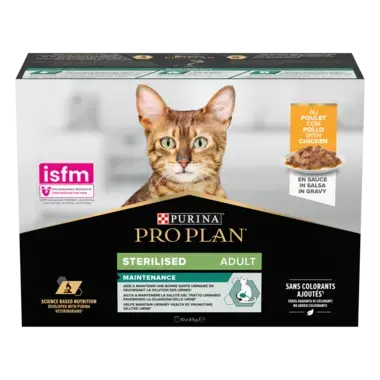 PRO PLAN® Cat Sterilised Adult en Sauce Au Poulet