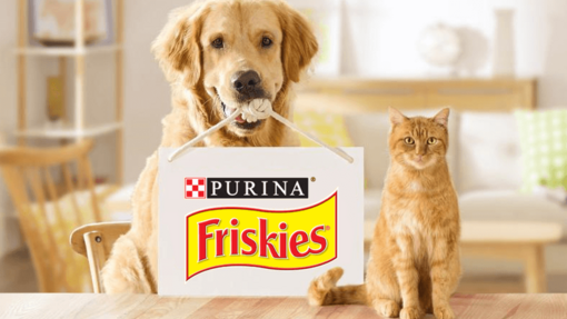 Friskies Photo avec chien et chat