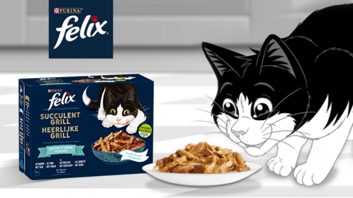 Mona Lisa Bevestiging knoflook FELIX® Onweerstaanbare kattenvoeding en snoepjes